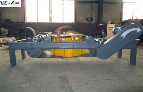 電磁除鐵器，深圳帶式電磁式除鐵器_國(guó)家標(biāo)準(zhǔn)_深圳帶式電磁式除鐵器配件_型號(hào)及工作視頻 