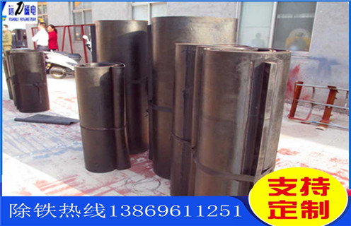 皮帶式自卸永磁除鐵器，廣東皮帶式自卸永磁除鐵器_廣東皮帶式自卸永磁除鐵器皮帶原因及如何調_刮板價格 