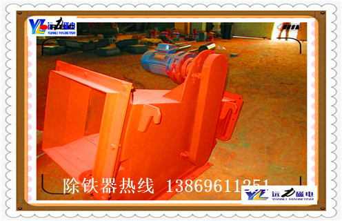 管道式粉料永磁除鐵器，廣東管道式粉料永磁除鐵器價格_遠(yuǎn)力廣東管道式粉料永磁除鐵器12000高斯_可定制工作原理_安裝示意圖