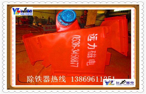 管道式粉料永磁除鐵器，廣東管道式粉料永磁除鐵器價格_遠(yuǎn)力廣東管道式粉料永磁除鐵器12000高斯_可定制工作原理_安裝示意圖