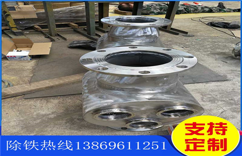 管道除鐵器，黑龍江不銹鋼管道除鐵器_黑龍江不銹鋼管道除鐵器廠家應用安裝示意圖型12000高斯_可定制工作原理