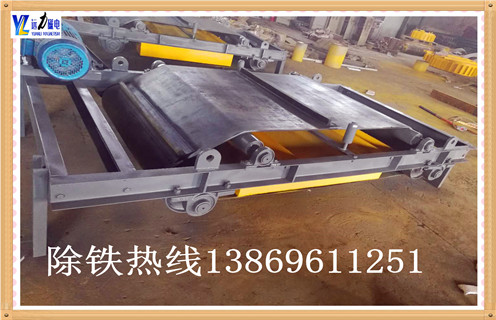 輸送帶除鐵器，云南輸送帶除鐵器價(jià)格_云南輸送帶除鐵器價(jià)格工作原理示意圖構(gòu)造選型_廠(chǎng)家 