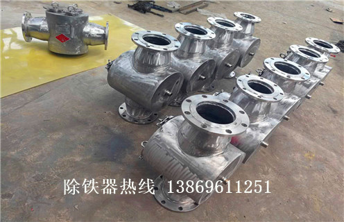 液體管道除鐵器，成都液體管道式除鐵器_遠力成都液體管道式除鐵器安裝說明書12000高斯 可定制工作原理_安裝示意圖