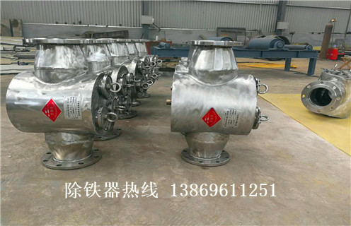 液體管道除鐵器，成都液體管道式除鐵器_遠力成都液體管道式除鐵器安裝說明書12000高斯 可定制工作原理_安裝示意圖