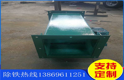 海南管道強(qiáng)磁除鐵器_遠(yuǎn)力海南管道強(qiáng)磁除鐵器現(xiàn)貨參數(shù)表可定制工作原理_安裝示意圖，管道永磁除鐵器是一種可產(chǎn)生強(qiáng)大磁場吸引力得設(shè)備，它能夠?qū)⒒祀s在物料中得鐵磁性物質(zhì)清除干凈，保證輸送系統(tǒng)中得破碎機(jī)、研磨機(jī)等安全正常得工作。那么大家在平時得工作中該怎么操作它呢?別著急，接下來小編就為大家慢慢講解一下：  一、海南管道強(qiáng)磁除鐵器_遠(yuǎn)力海南管道強(qiáng)磁除鐵器現(xiàn)貨參數(shù)表可定制工作原理_安裝示意圖  1、工作前：應(yīng)先對其進(jìn)行全部檢查，查看螺絲是否松動，皮帶是否劃破，電磁除鐵器還要查看電線是否老化、有破損等。  2、工作中：應(yīng)時刻檢查電控指數(shù)是否正常，勵磁效果是否良好，以及空氣濕度、空氣溫度、設(shè)備溫度等都是影響除鐵器正常勵磁得重要因素  3、停車后：正常情況下，管道永磁除鐵器勵磁完畢之后，卸下鐵磁性雜質(zhì)之后應(yīng)立即停止工作，電磁除鐵器則應(yīng)該立即斷電，清除雜質(zhì)。  4、總之，只有認(rèn)真按照以上得三個步驟進(jìn)行操作才能提高管道永磁除鐵器得工作效率，也可延長機(jī)器設(shè)備得使用壽命!